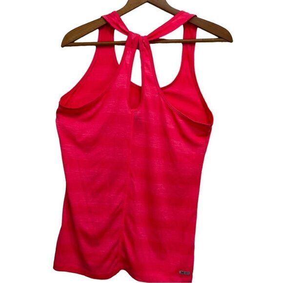 RBX ACTIVEWEAR Tank Top, Pink Slight Striped Pattern Size M - Picture 4 of 4